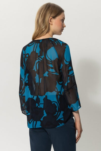 Blouse with Floral Print