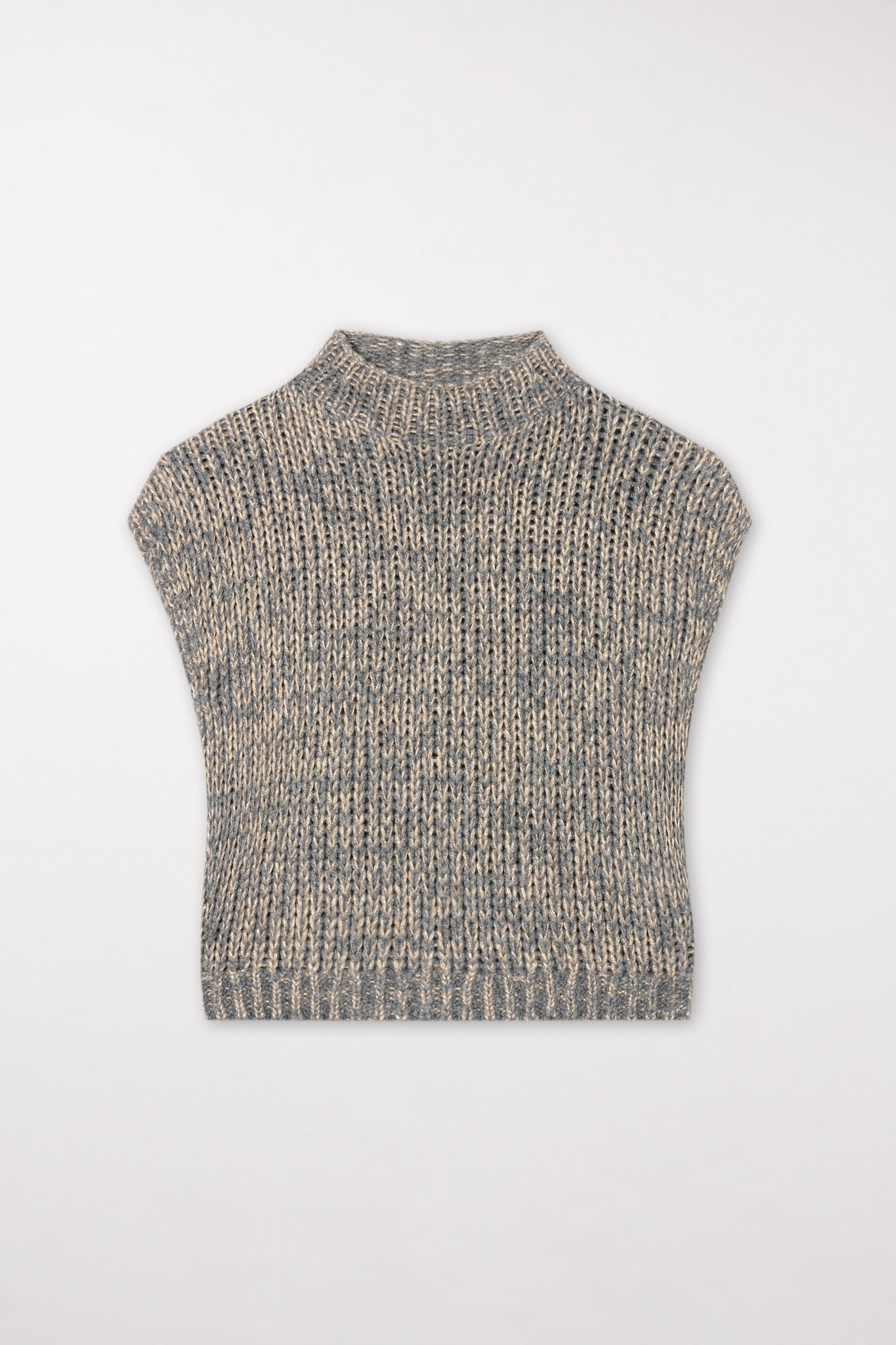 Wool-Blend Sleeveless Knit