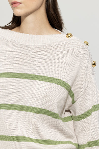 Pullover with Stripes
