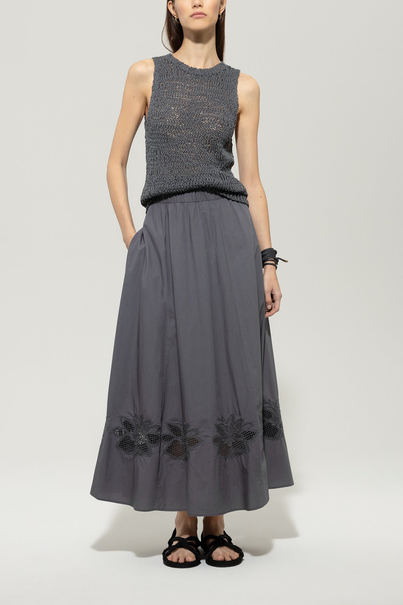 Sleeveless Knitted Top