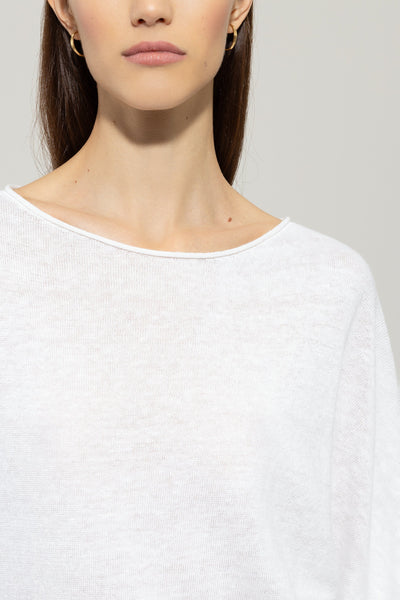 Linen Short-Sleeve Pullover