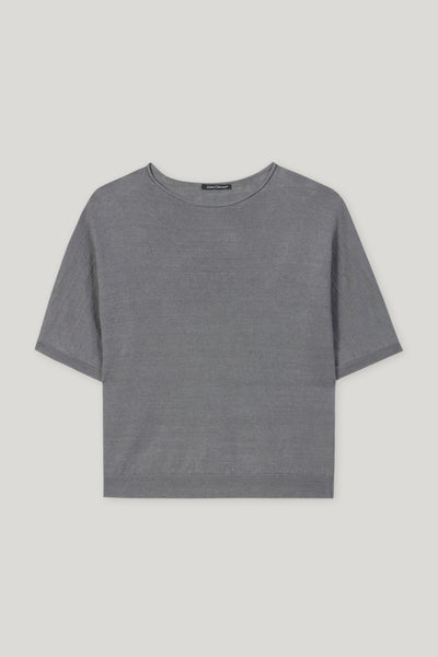 Linen Short-Sleeve Pullover
