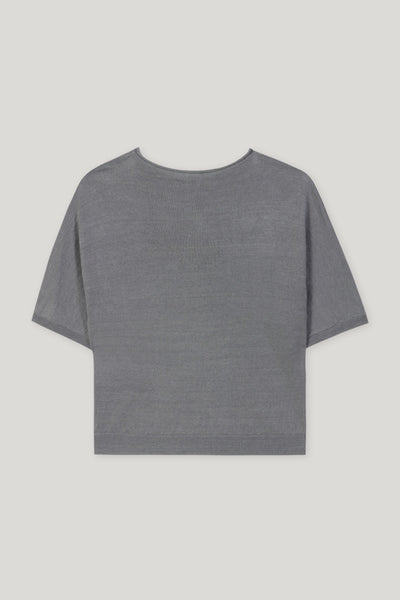 Linen Short-Sleeve Pullover