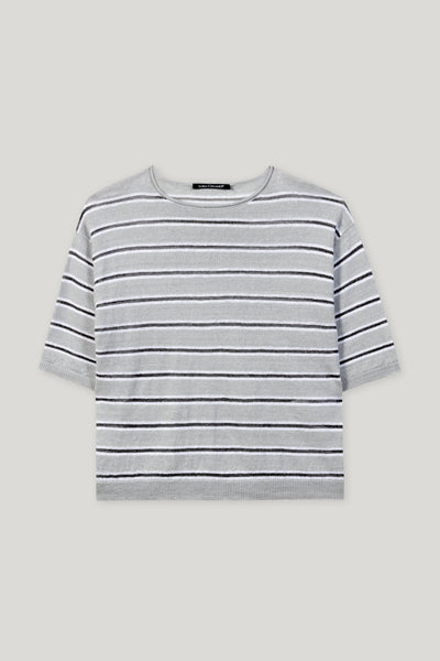 Linen Striped Pullover