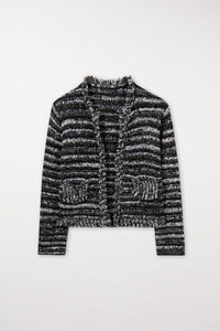 Tweed Fringe Jacket