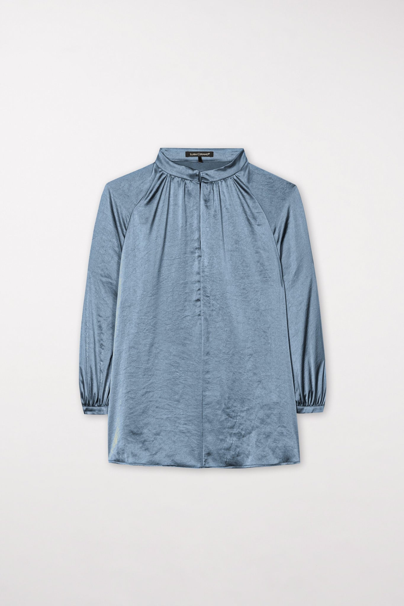 Stand-Up Collar Blouse