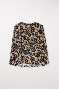 Tunic Top with Floral Print