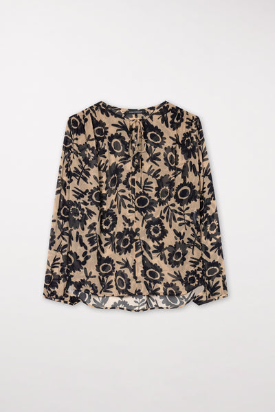 Tunic Top with Floral Print