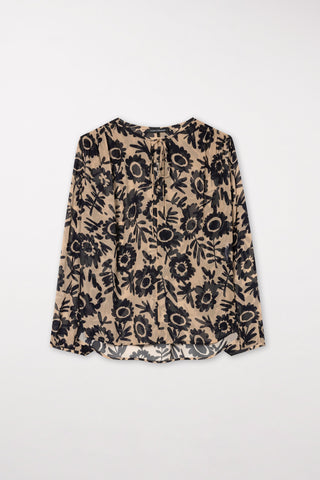 Tunic Top with Floral Print