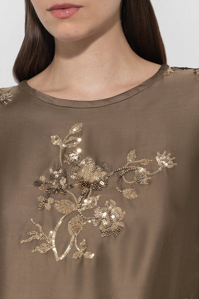 Blouse with Sequins