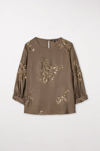 Blouse with Sequins