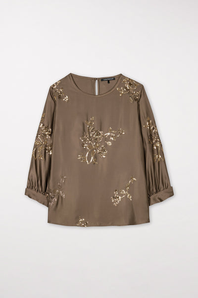Blouse with Sequins
