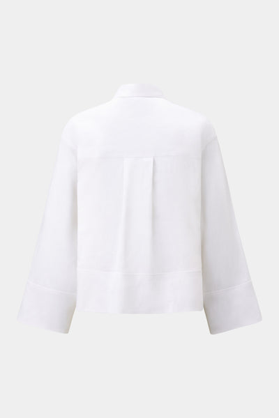 Ronda Linen-Blend Blouse