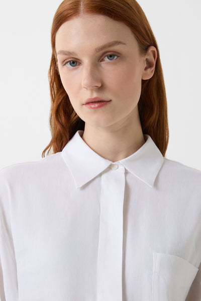 Ronda Linen-Blend Blouse