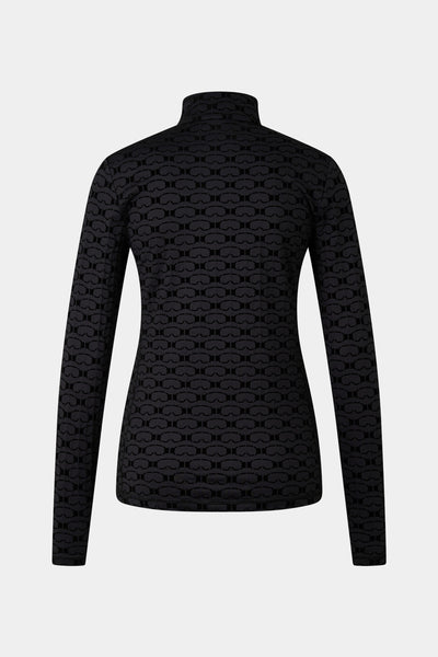 FIRE+ICE Margo2 Top with Flock Print