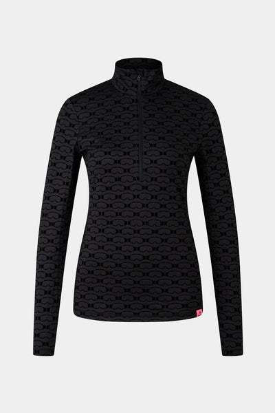 FIRE+ICE Margo2 Top with Flock Print