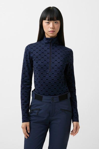 FIRE+ICE Margo2 Top with Flock Print