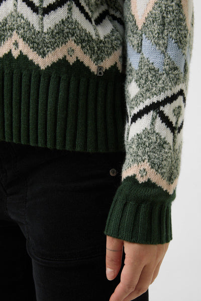 Raegan Knit in Blue/Green Colourway