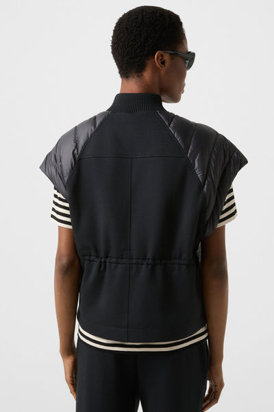 Nahla-D Down Vest in Black