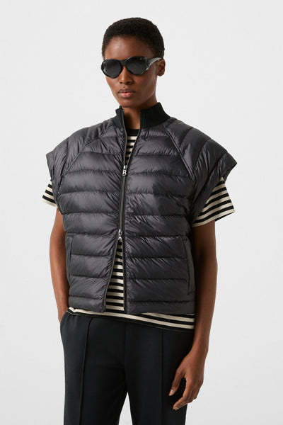Nahla-D Down Vest in Black