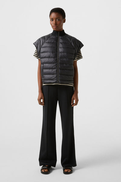Nahla-D Down Vest in Black