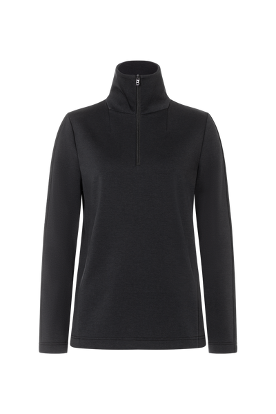 Nadja Black Polo Top