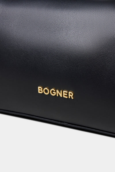 Loges Grandes Yael Leather Shoulderbag in Black