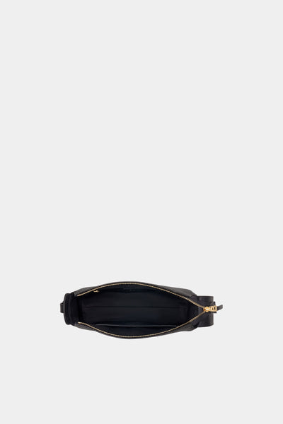 Loges Grandes Yael Leather Shoulderbag in Black