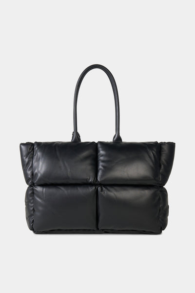 Gletsch Origin Amelie Leather Totebag in Black