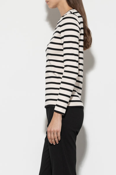 Long-Sleeve Striped Top