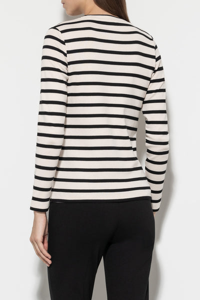 Long-Sleeve Striped Top