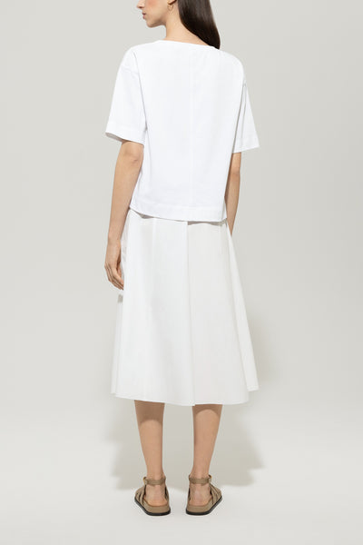 T-Shirt with Embossed Flower