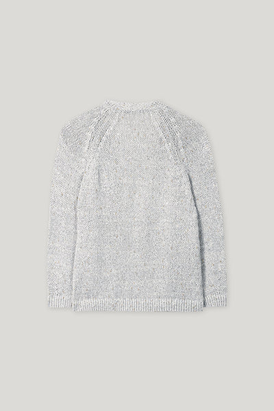 Cardigan in Silver Grey