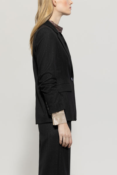 Blazer with Pinstripes