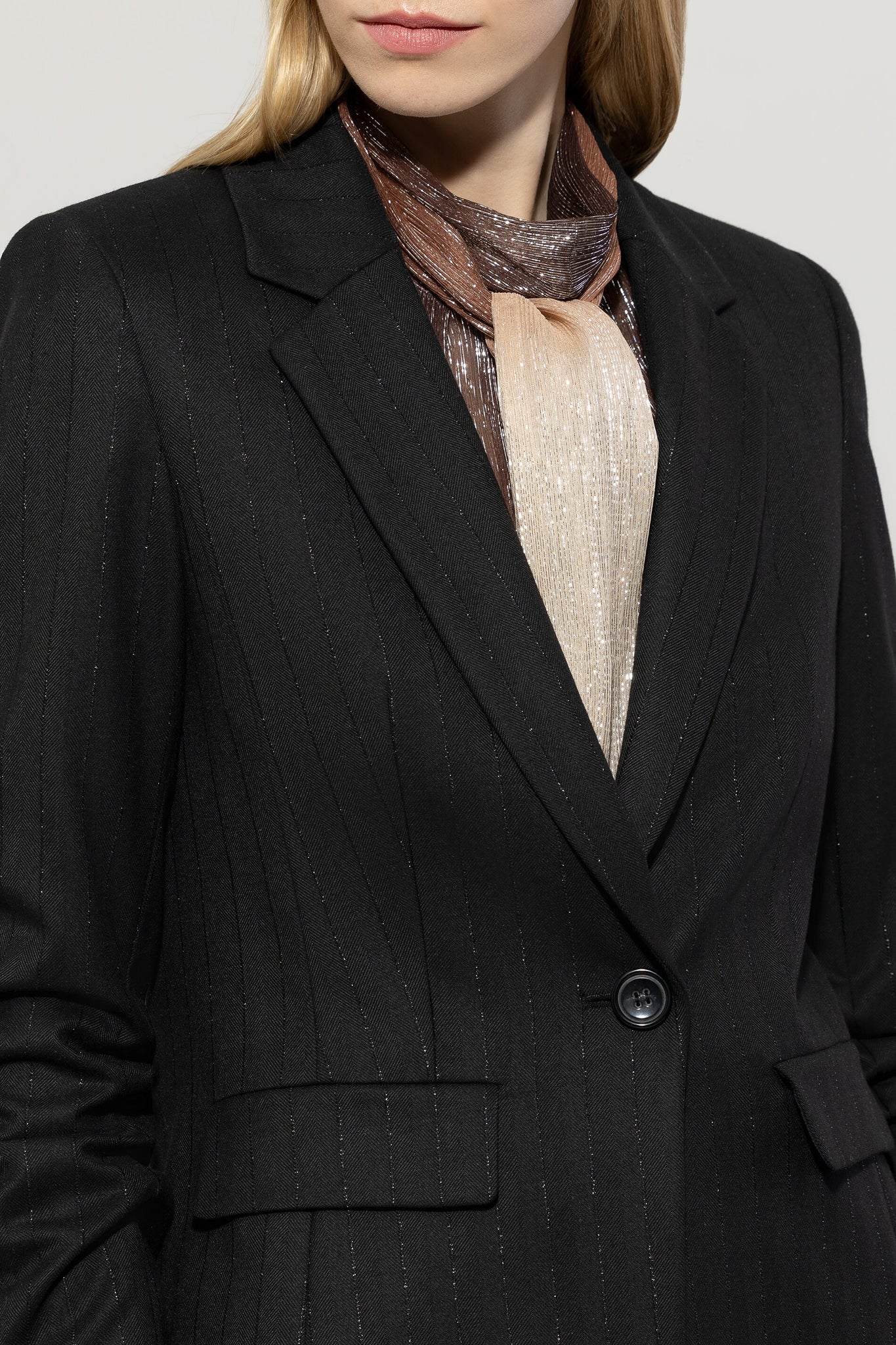 Blazer with Pinstripes