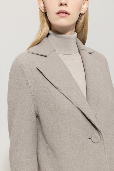 Long-Line Wool Blazer