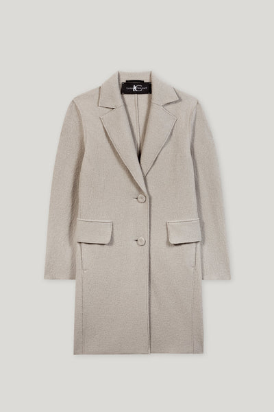 Long-Line Wool Blazer