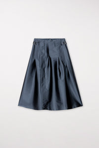 Taffeta Skirt with Pleats