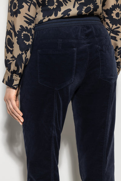 High-Stretch Velvet Pants