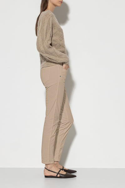 High-Stretch Velvet Pants
