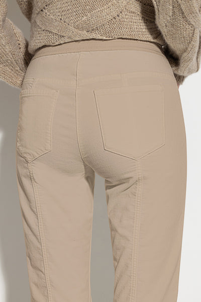 High-Stretch Velvet Pants