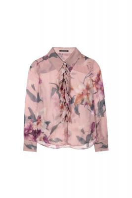 Silk Blouse with Floral Print