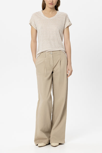 Striped Linen T-Shirt