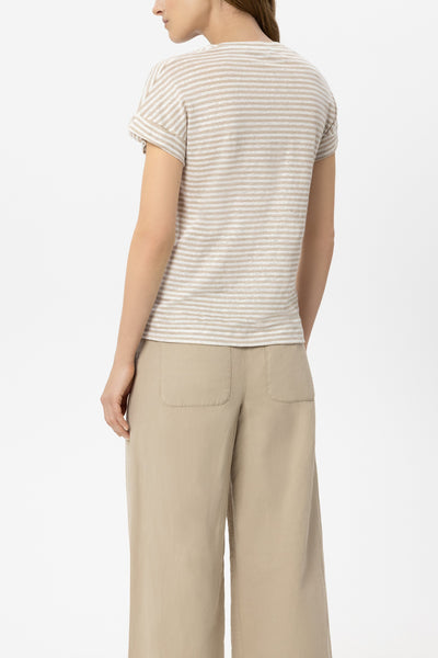 Striped Linen T-Shirt