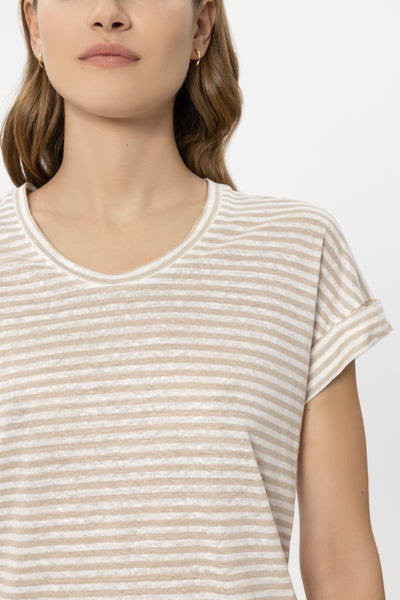 Striped Linen T-Shirt