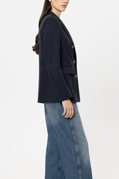 Gabadine Navy Blazer