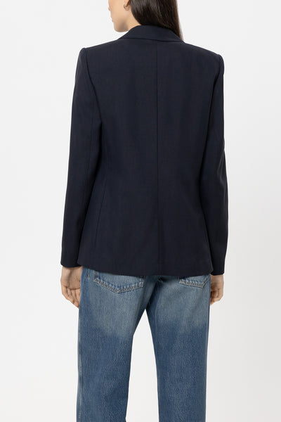 Gabadine Navy Blazer