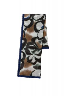 Scarf with Abstract Print