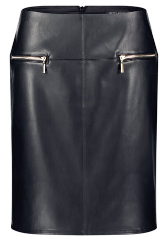 Leather-Look Skirt