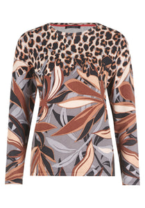 Fine Knit with Print